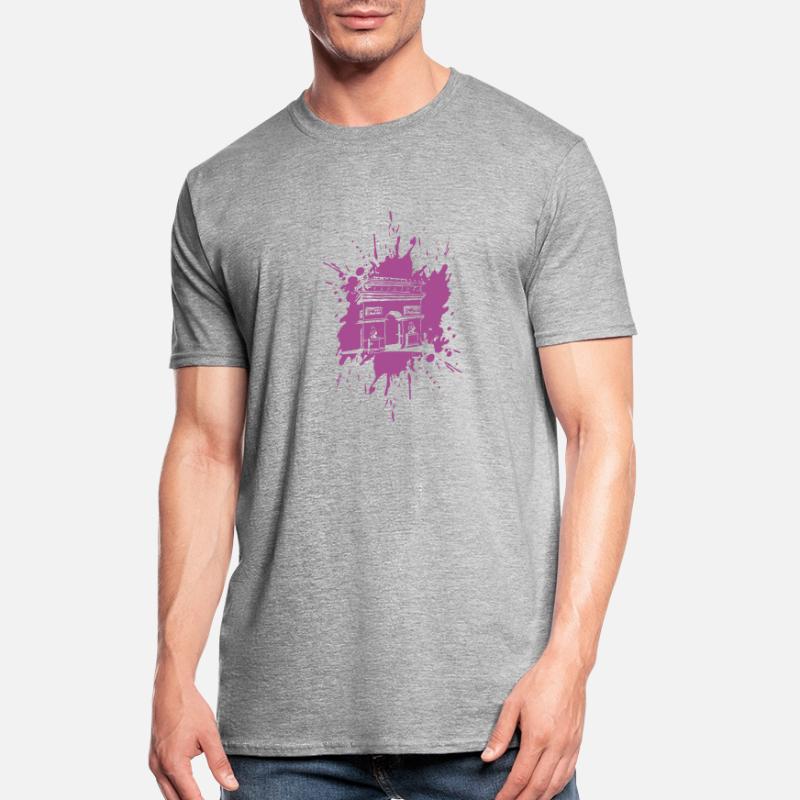 | de l’Arc de triomphe Arc de Triomphe Paris | Éclabousser T-shirt polycoton Unisexe