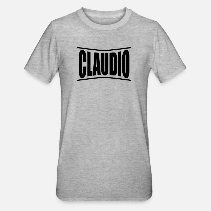 Claudio t-shirt gift idea - Unisex Polycotton T-Shirt - heather grey
