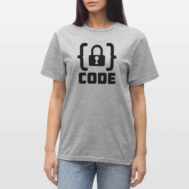 Code with lock programmer Unisex Polycotton T-Shirt