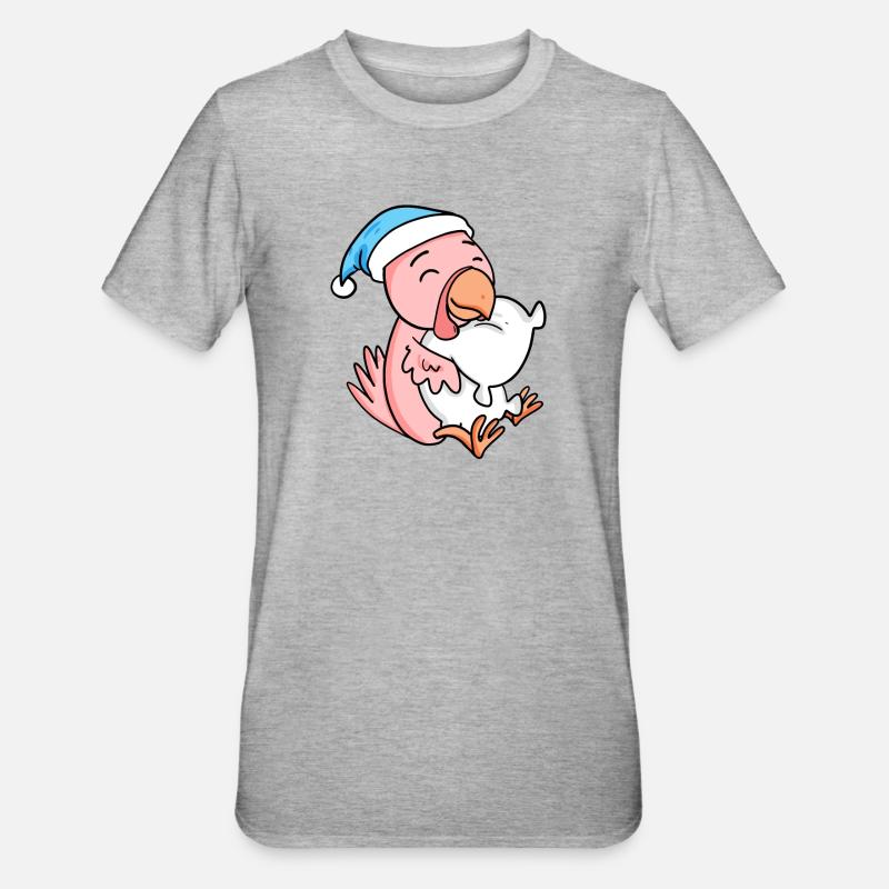 Bébé poulet - T-shirt polycoton Unisexe - gris chiné