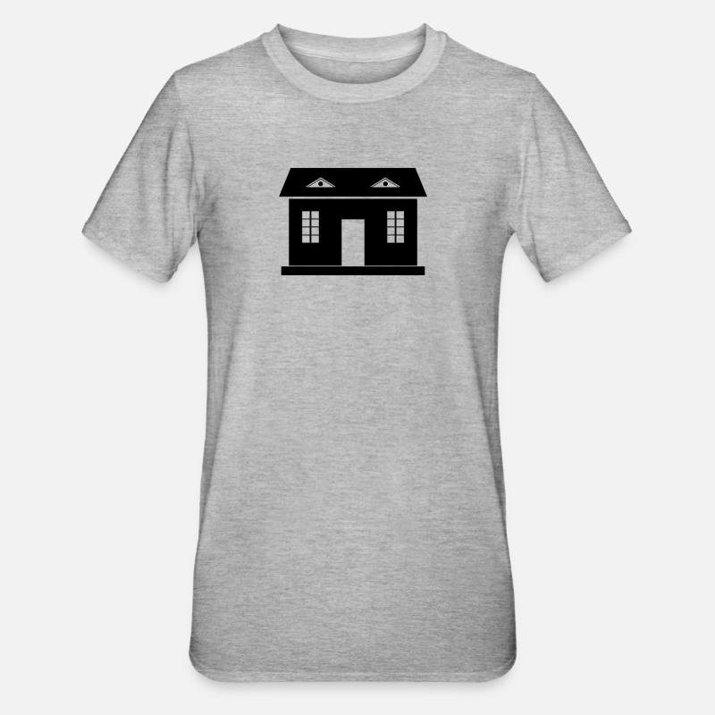 MAISON - T-shirt polycoton Unisexe - gris chiné