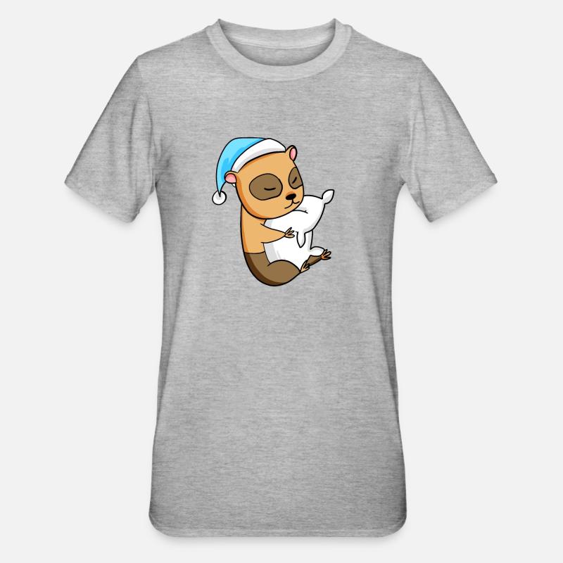 Cochon d’Inde Bébé - T-shirt polycoton Unisexe - gris chiné