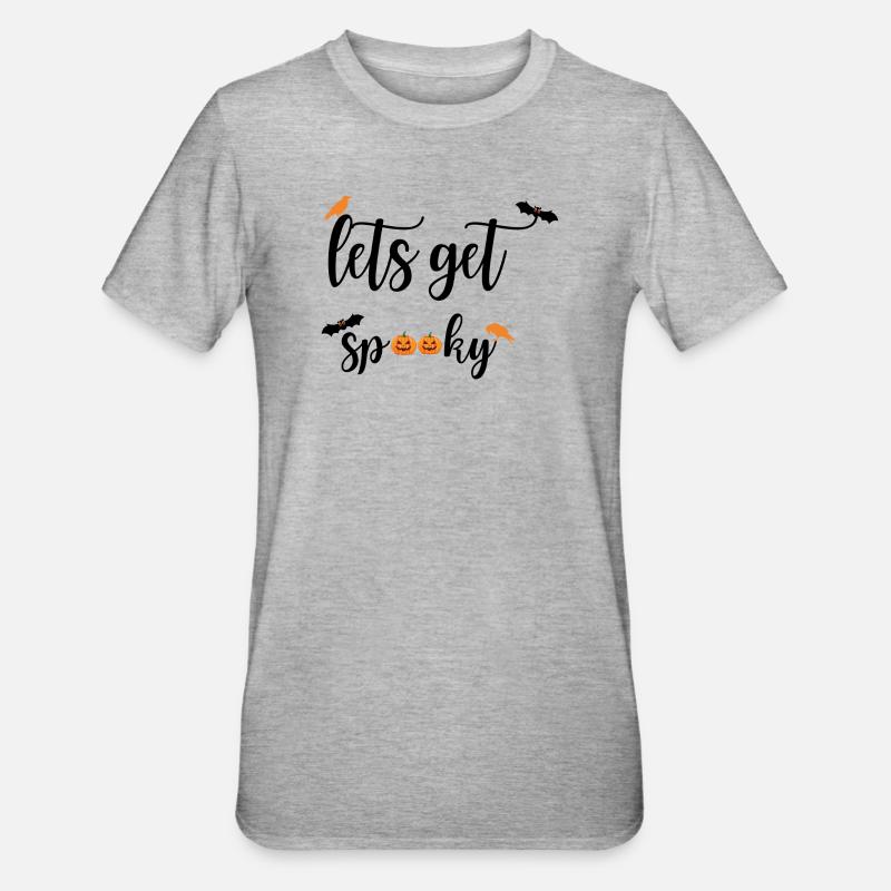 Helloween - T-shirt polycoton Unisexe - gris chiné