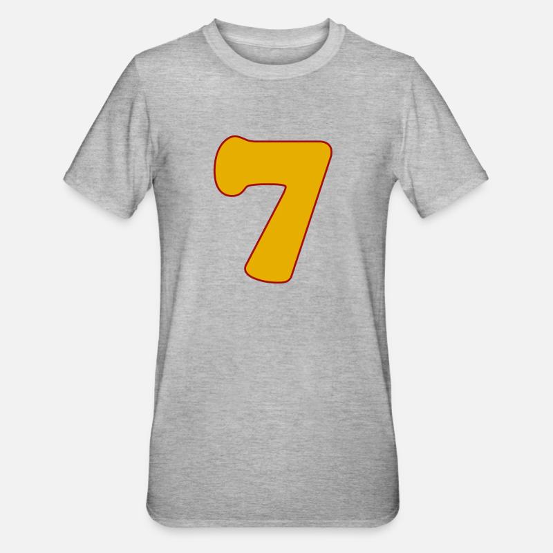 7 - T-shirt polycoton Unisexe - gris chiné