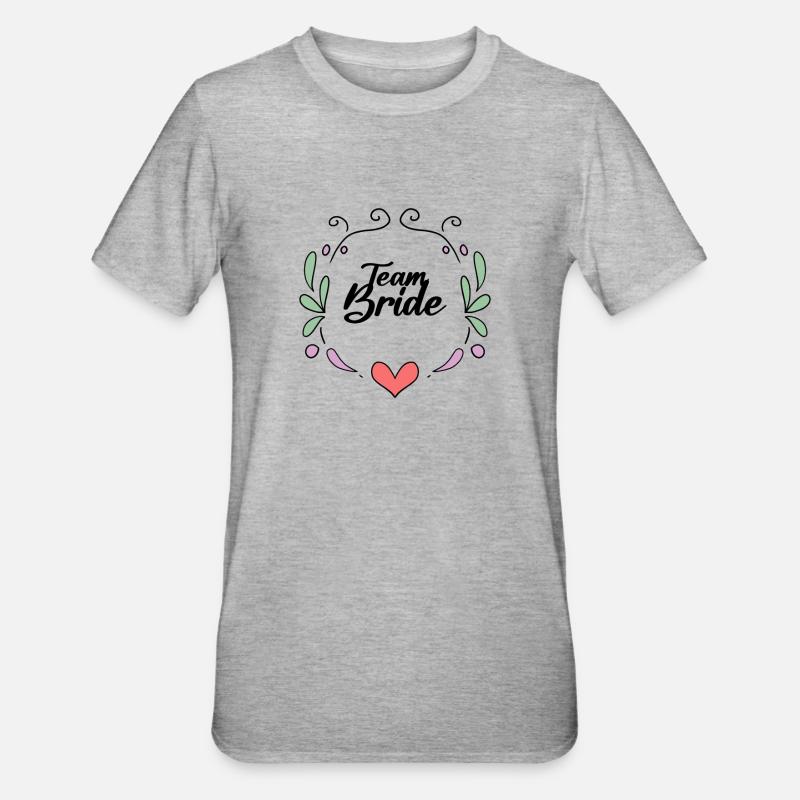 Équipe Bride - T-shirt polycoton Unisexe - gris chiné