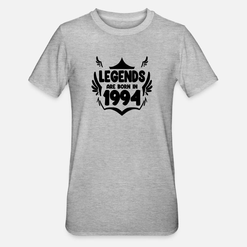 1994 - Born 1994 - Unisex Polycotton T-Shirt - heather grey