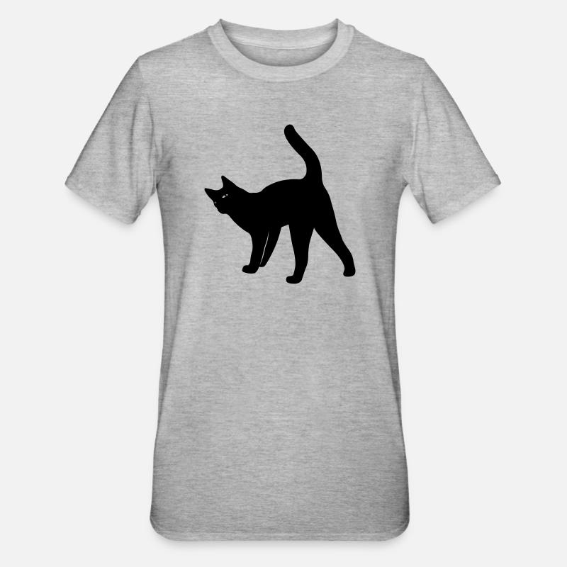 Chat chat - T-shirt polycoton Unisexe - gris chiné