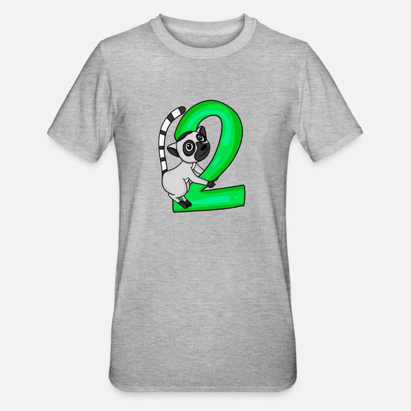 2 ans - T-shirt polycoton Unisexe - gris chiné