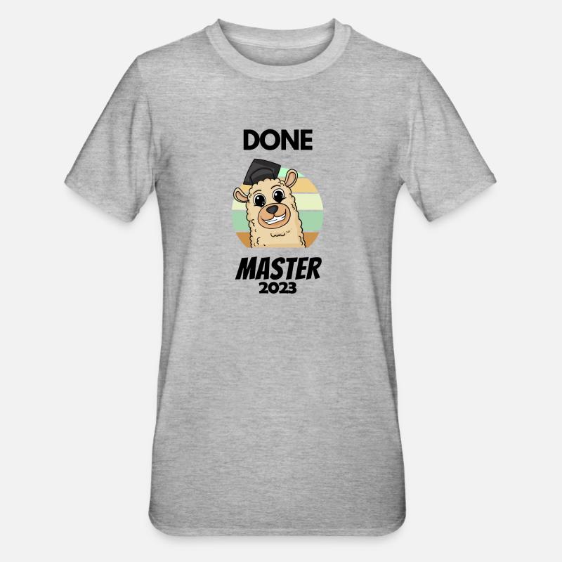 Master 2023 - T-shirt polycoton Unisexe - gris chiné
