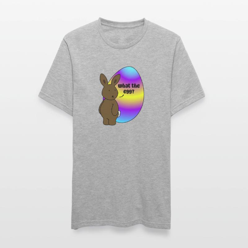Happy Easter - Easter Bunny with Easter Egg Unisex Polycotton T-Shirt