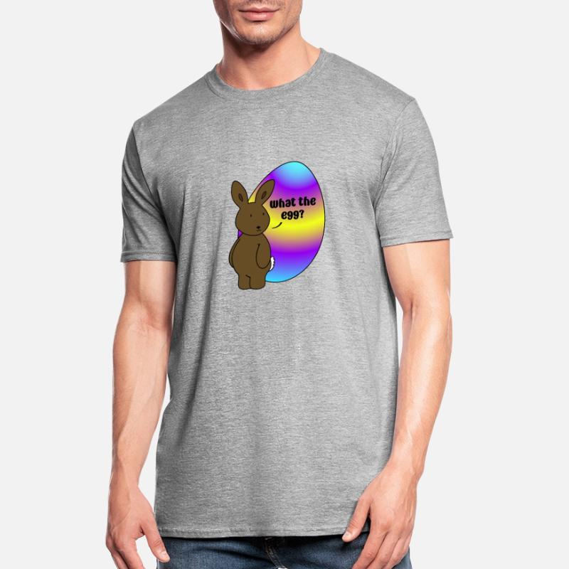 Happy Easter - Easter Bunny with Easter Egg Unisex Polycotton T-Shirt
