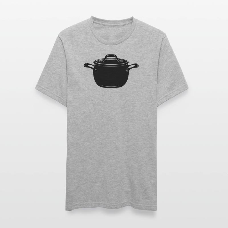 Suppe oder Pfanne Unisex Polycotton T-Shirt