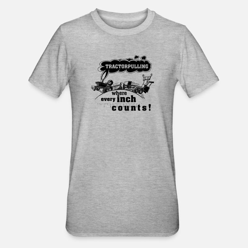 TP où chaque centimètre compte - T-shirt polycoton Unisexe - gris chiné