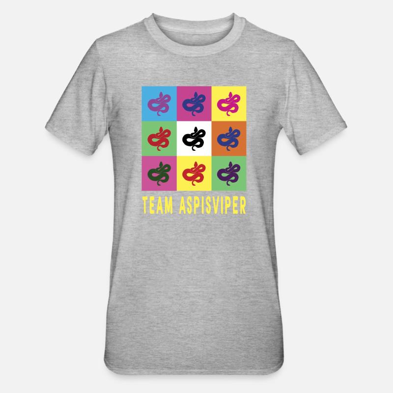 L'équipe Aspisviper - T-shirt polycoton Unisexe - gris chiné
