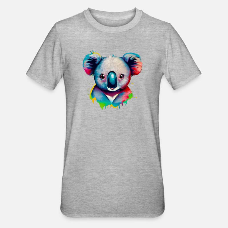 Koala - T-shirt polycoton Unisexe - gris chiné