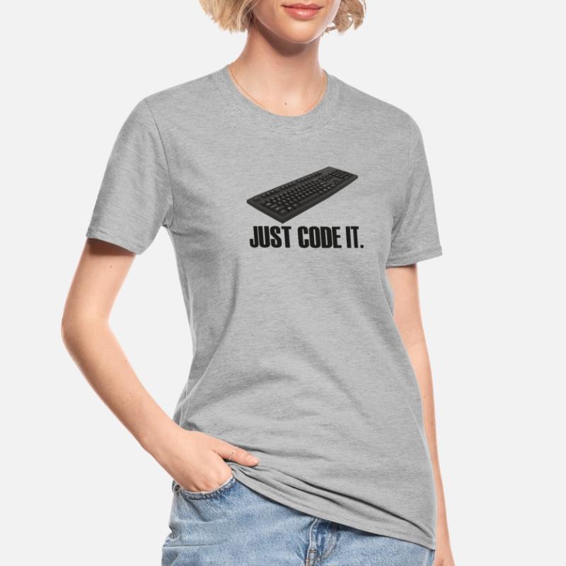 Il suffit de le coder T-shirt polycoton Unisexe