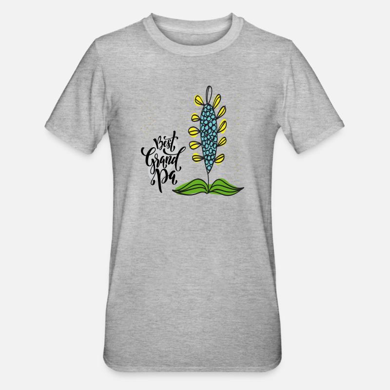 Papi - T-shirt polycoton Unisexe - gris chiné