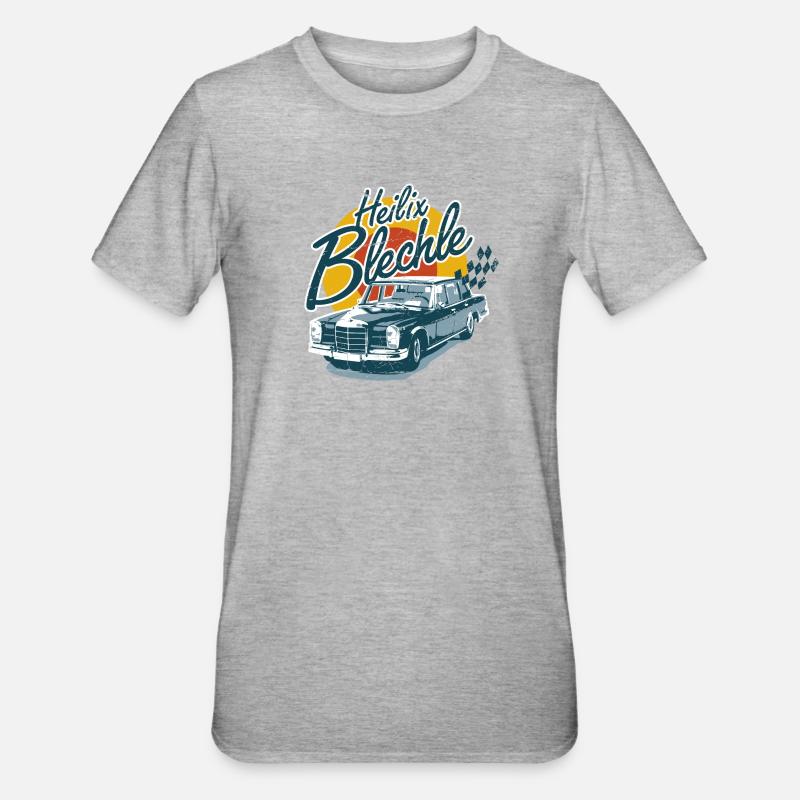 Heilix Blechle - Unisex Polycotton T-Shirt - Grau meliert