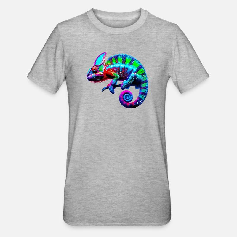 Chameleon - Unisex Polycotton T-Shirt - heather grey