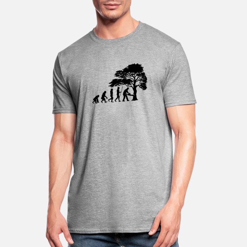 Lumberjack Tree Evolution sciure de bois T-shirt polycoton Unisexe