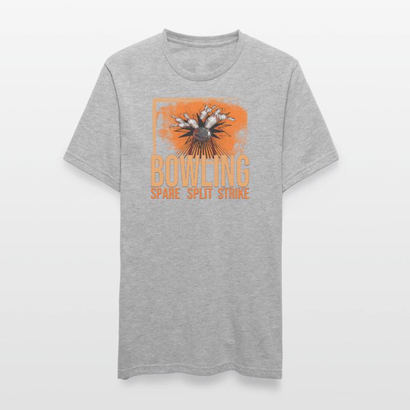 Bowling - Spare - Split - Strike Unisex Polycotton T-Shirt