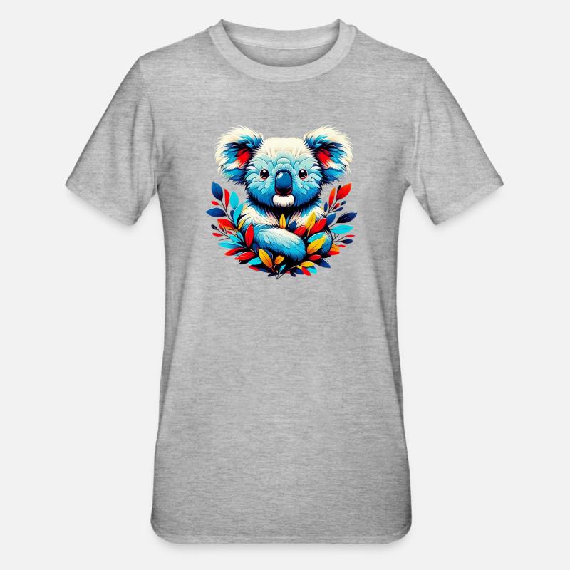 Koala - T-shirt polycoton Unisexe - gris chiné