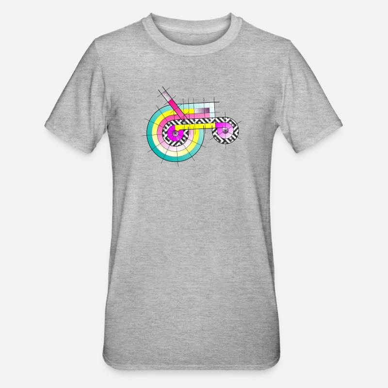 Traktor mal anders - Unisex Polycotton T-Shirt - Grau meliert