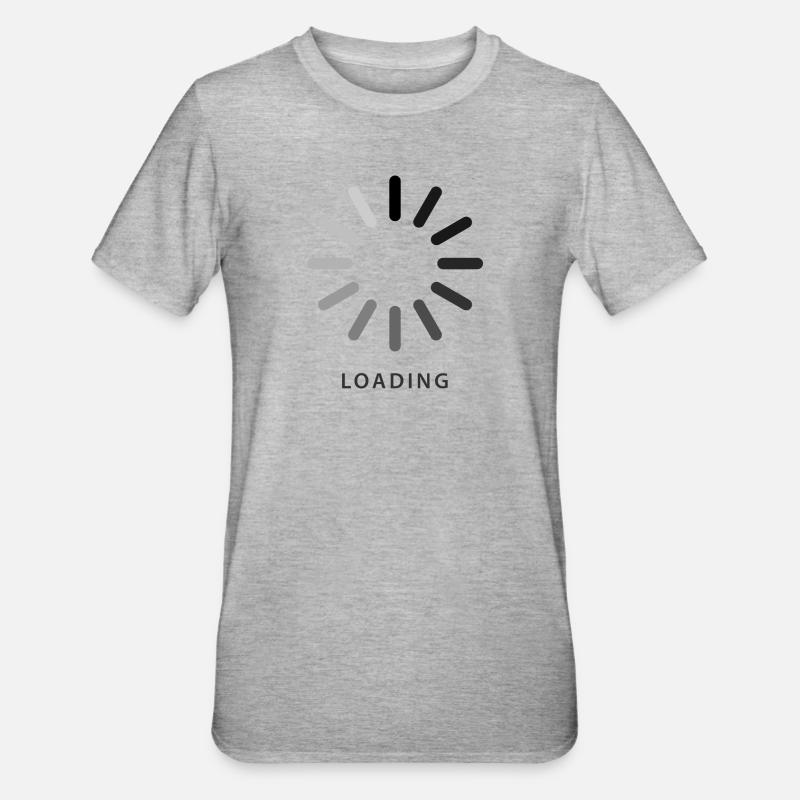 Loading - Unisex Polycotton T-Shirt - heather grey