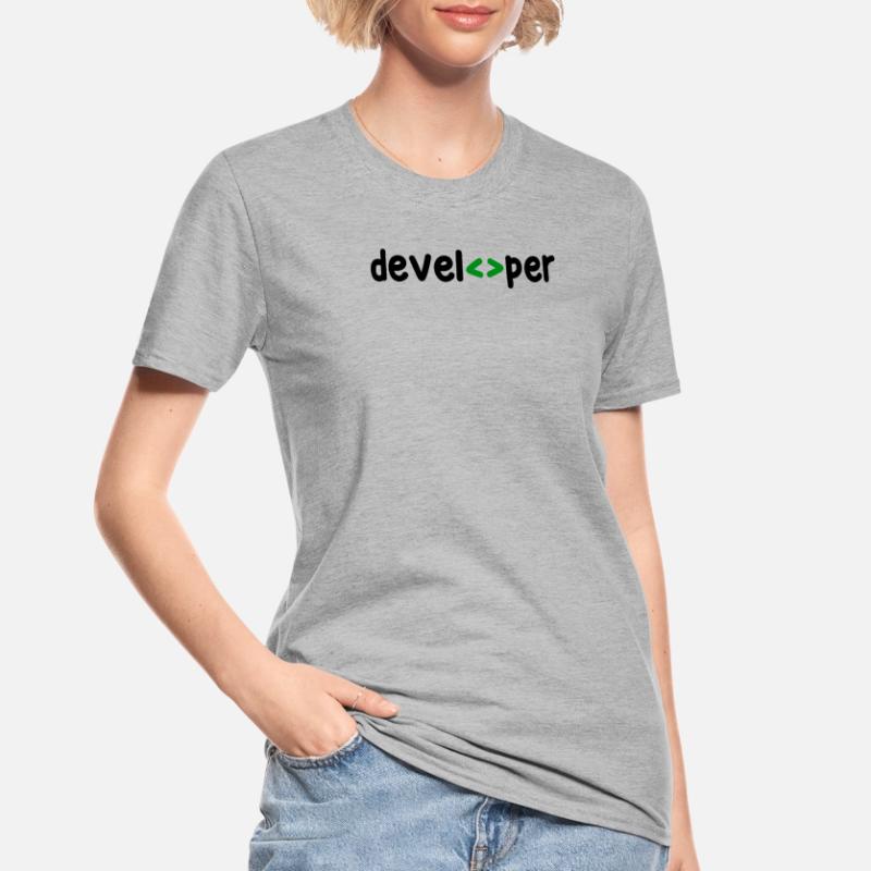 Developer Spruch Coden Softwareentwickler Nerd Unisex Polycotton T-Shirt