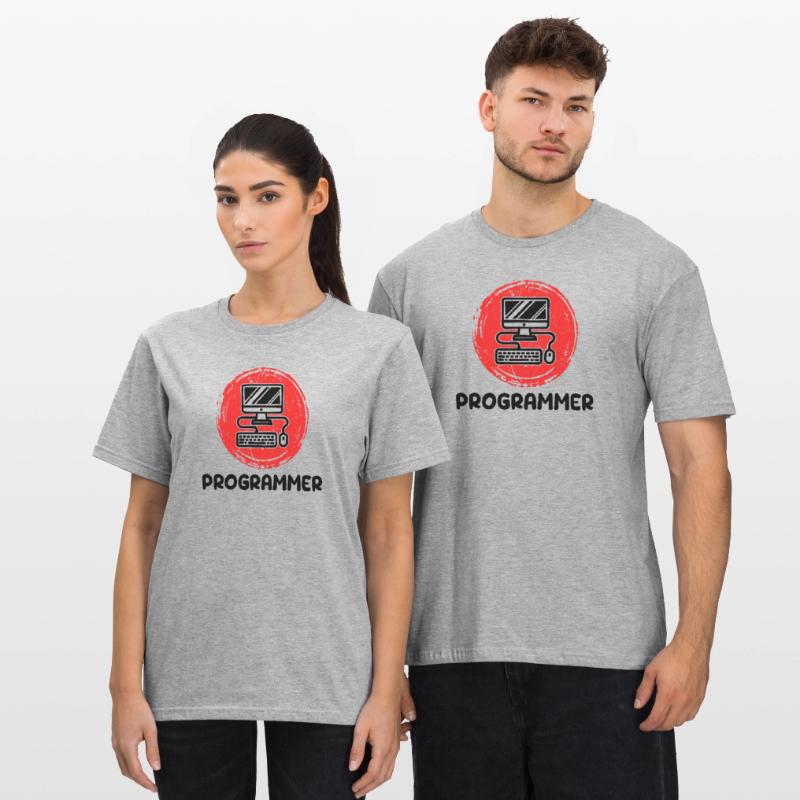 Computer Developer Programmierer Code Skripting Unisex Polycotton T-Shirt