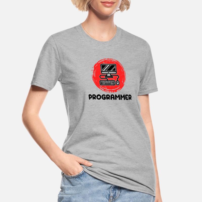 Computer Developer Programmierer Code Skripting Unisex Polycotton T-Shirt