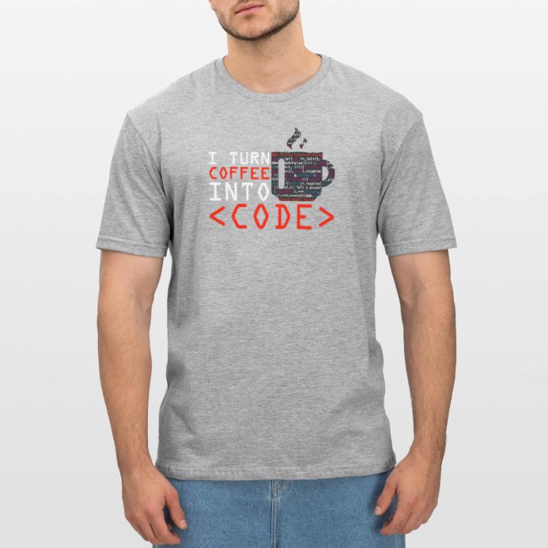 Programmers generate code from coffee Unisex Polycotton T-Shirt