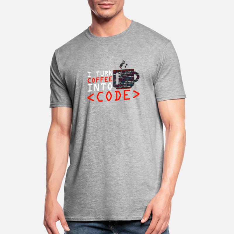 Programmers generate code from coffee Unisex Polycotton T-Shirt