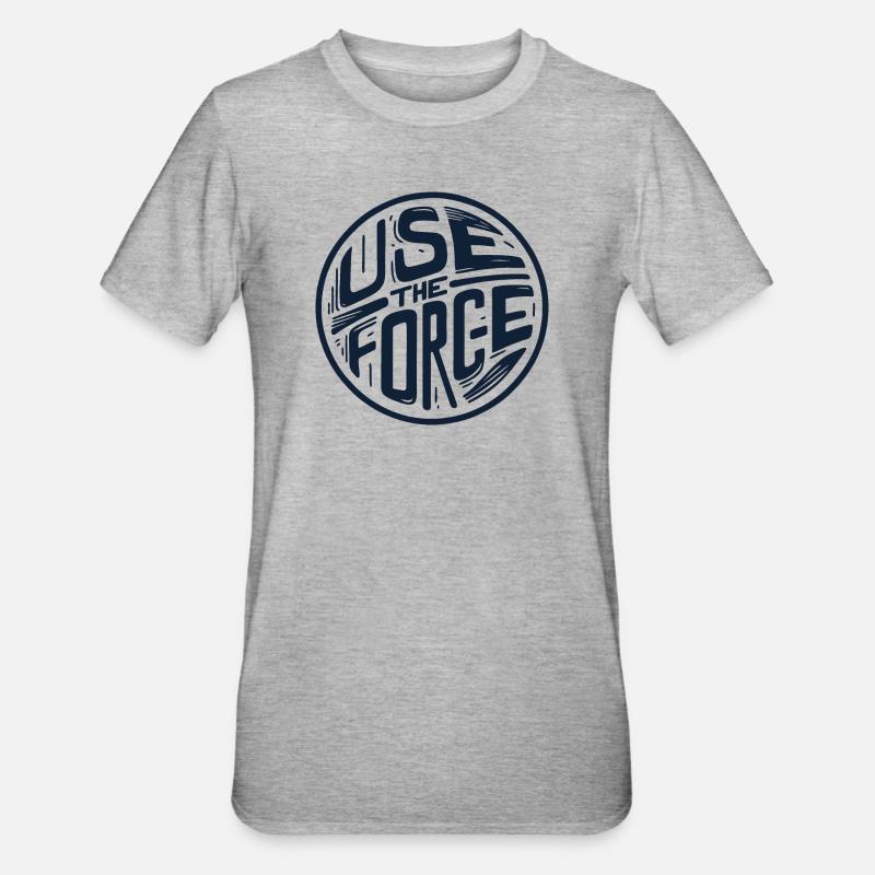 Utilisez la force 2 - T-shirt polycoton Unisexe - gris chiné