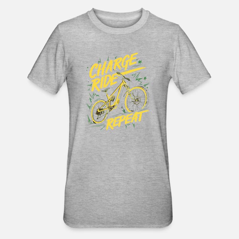 Conception du cycle de répétition de la charge - T-shirt polycoton Unisexe - gris chiné