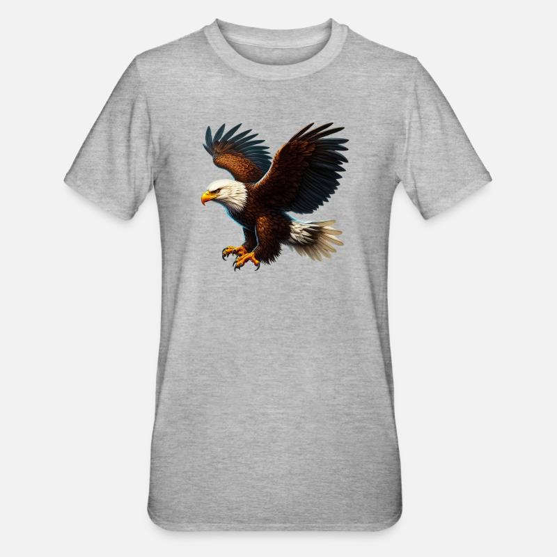 Aigle - T-shirt polycoton Unisexe - gris chiné