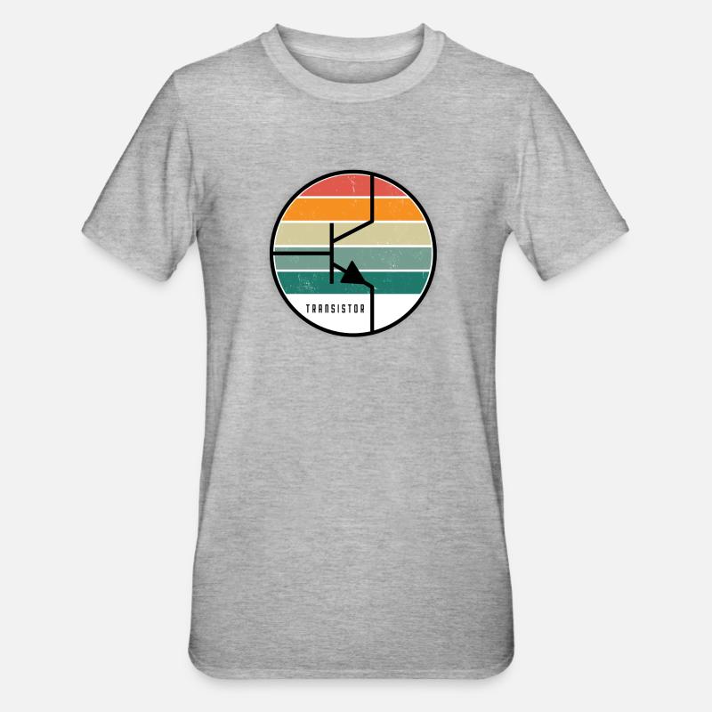 Transistor - T-shirt polycoton Unisexe - gris chiné