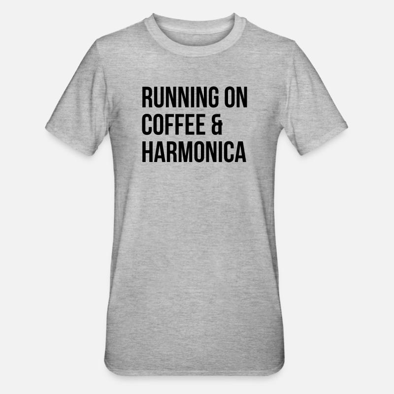 Harmonica Harmonica Harmonica - T-shirt polycoton Unisexe - gris chiné