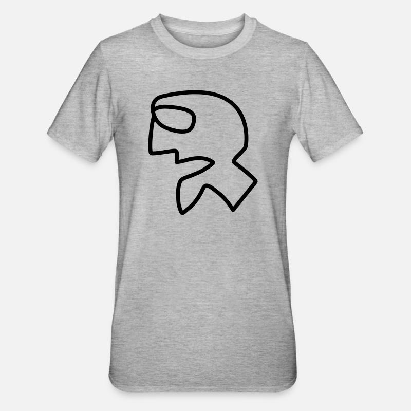 03 Ursprünglich - Unisex Polycotton T-Shirt - Grau meliert