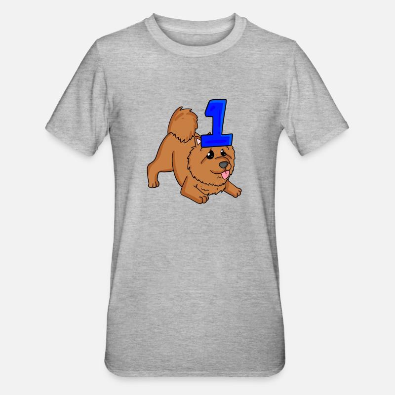 Numéro 1 Numéro Un - T-shirt polycoton Unisexe - gris chiné