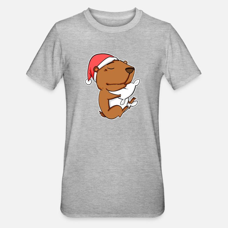 Capybara Capybara Gift - Unisex Polycotton T-Shirt - heather grey