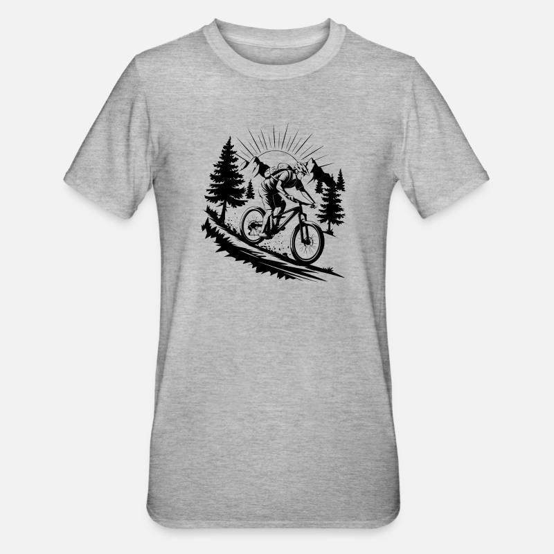 VTT VTT - T-shirt polycoton Unisexe - gris chiné
