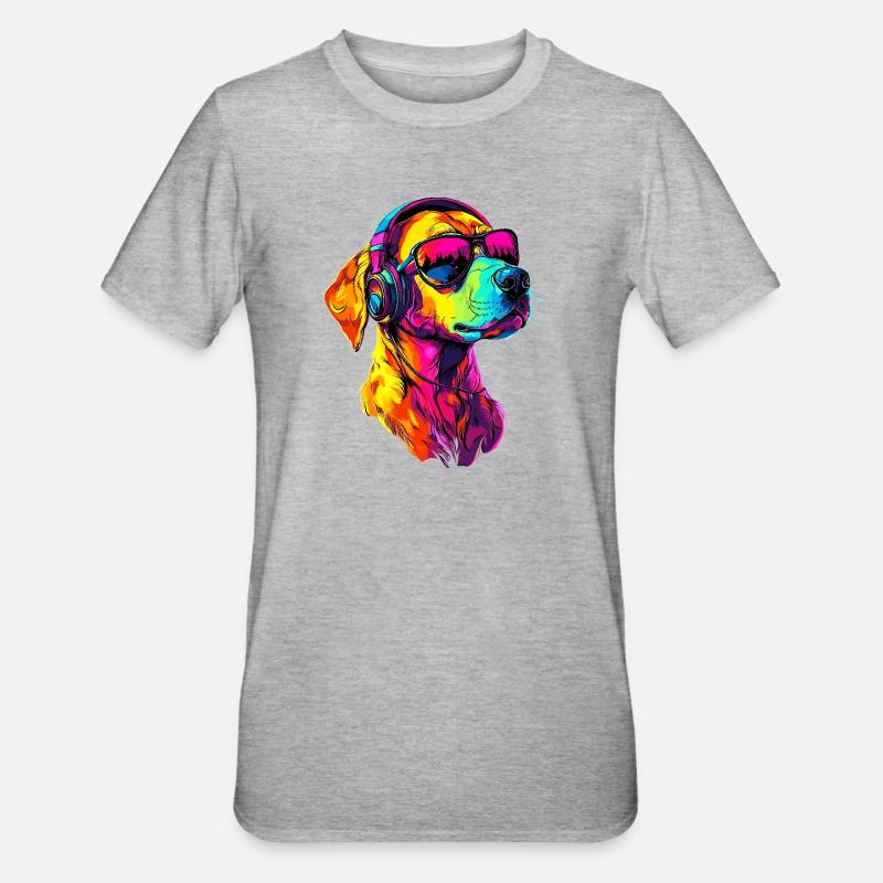Rhodesian Ridgeback Cane da caccia Cani Pride Ridgeback - Maglietta unisex, mix cotone e poliestere - grigio melange