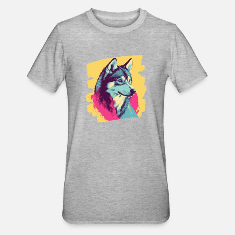 Rauque - T-shirt polycoton Unisexe - gris chiné