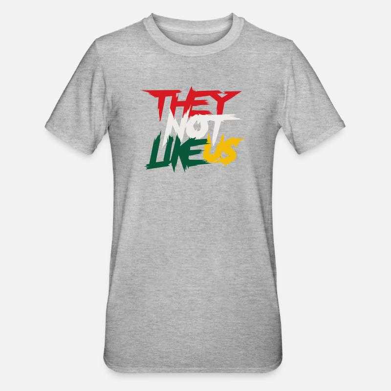 Déclaration d’identité audacieuse - T-shirt polycoton Unisexe - gris chiné