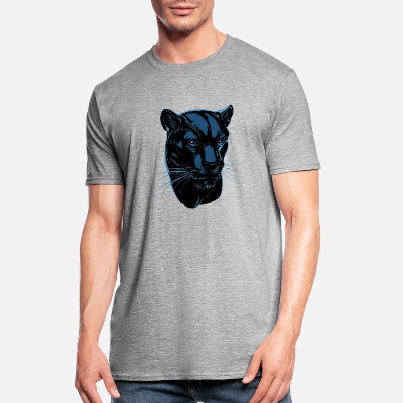 Panthère Léopard Grand Chat Mignon Gros Chat Panter T-shirt polycoton Unisexe