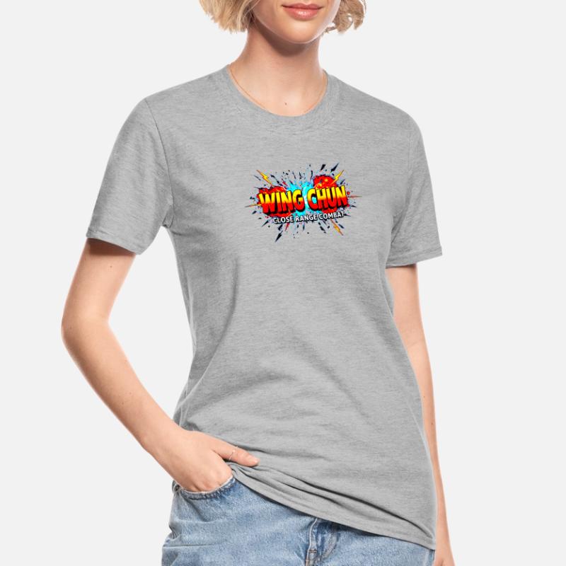 Explosion d’une chemise de Wing Chun T-shirt polycoton Unisexe