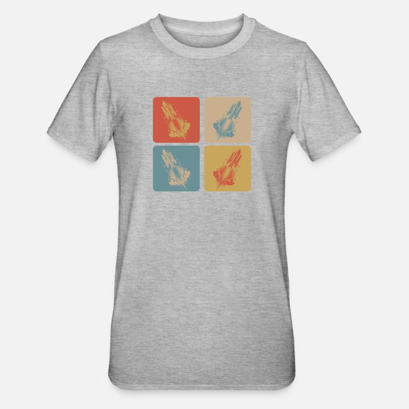 Conception de l’espace - T-shirt polycoton Unisexe - gris chiné