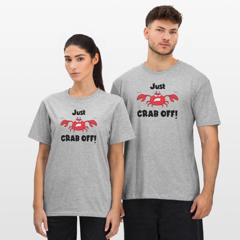 Einfach abhacken! - Eine gefährliche Krabbe, oder vielleicht eine lustige? Unisex Polycotton T-Shirt