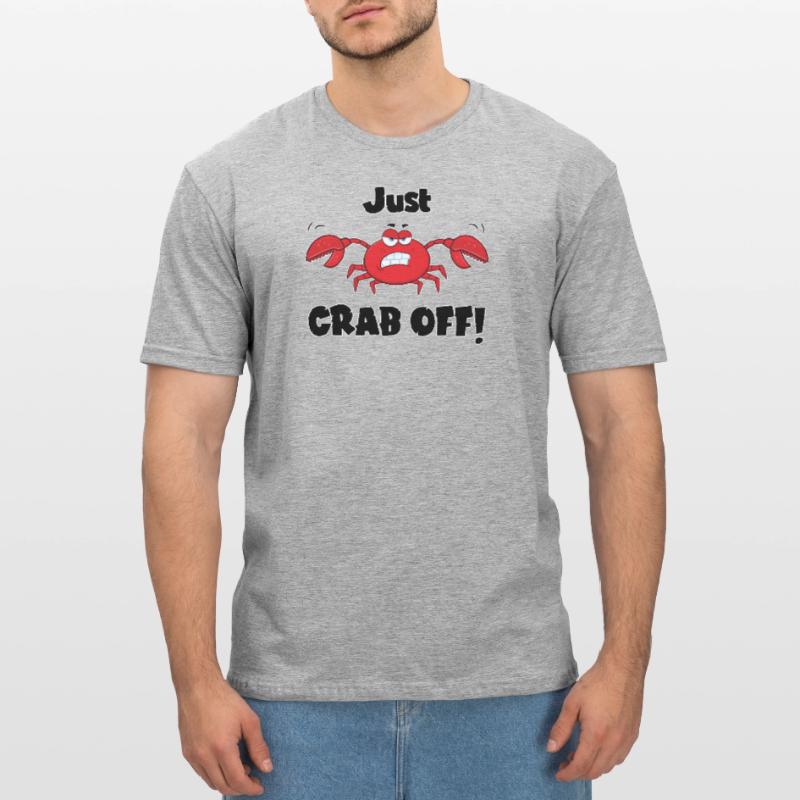 Einfach abhacken! - Eine gefährliche Krabbe, oder vielleicht eine lustige? Unisex Polycotton T-Shirt